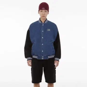 LMC OVAL WASHED BASEBALL JACKET dark blu | 브랜드 중고거래 플랫폼, 번개장터