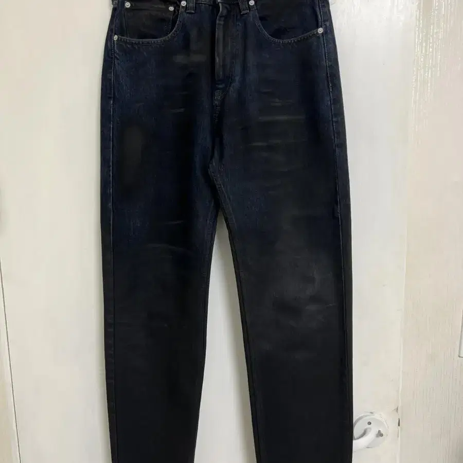 S)NAMACHEKO INDIGO WAX PAINT JEANS