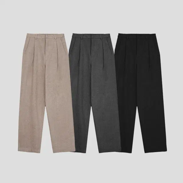 GC S4297 Mark Wool Wide Pants 3color