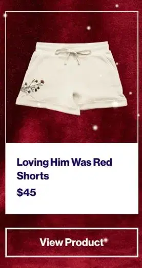 Taylor Swift loving him was red merino pants