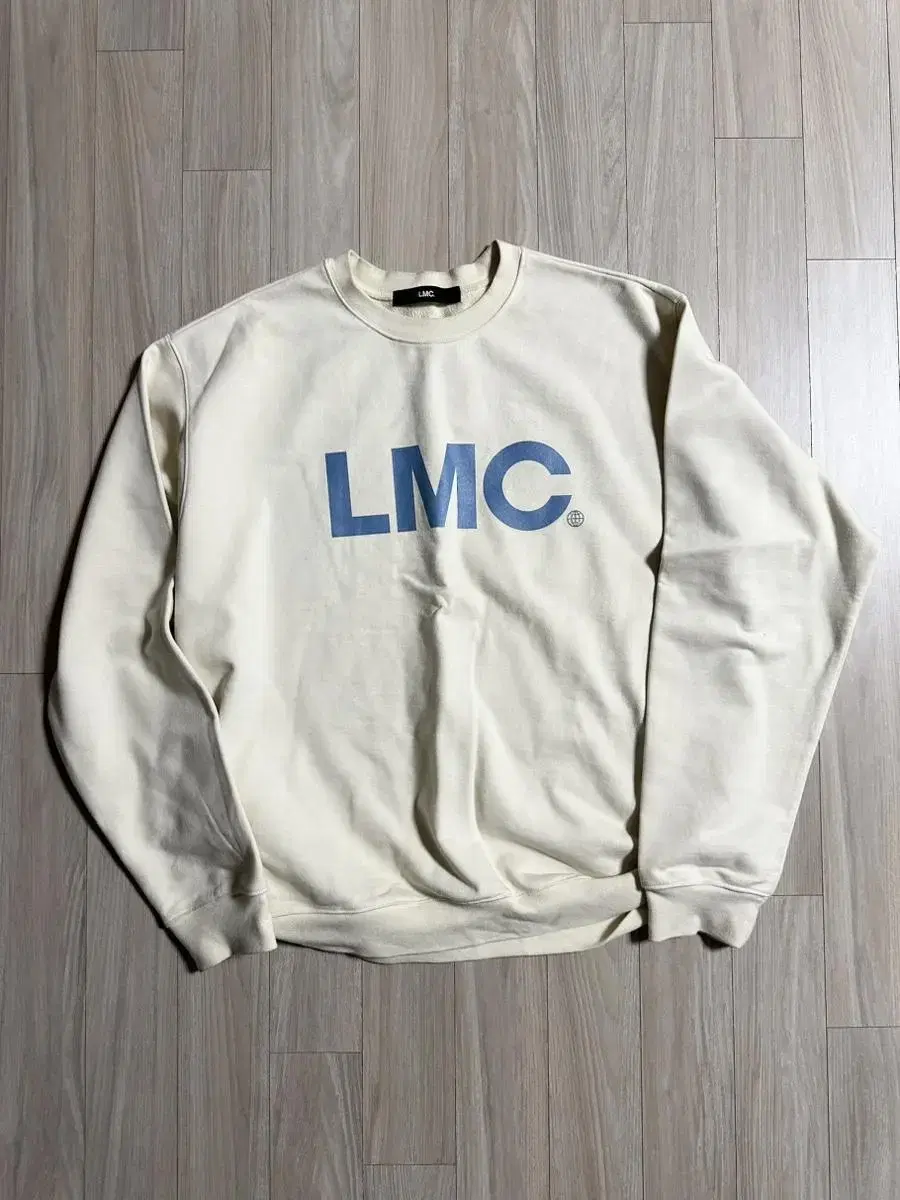 LMC 로고 맨투맨 아이보리 XL