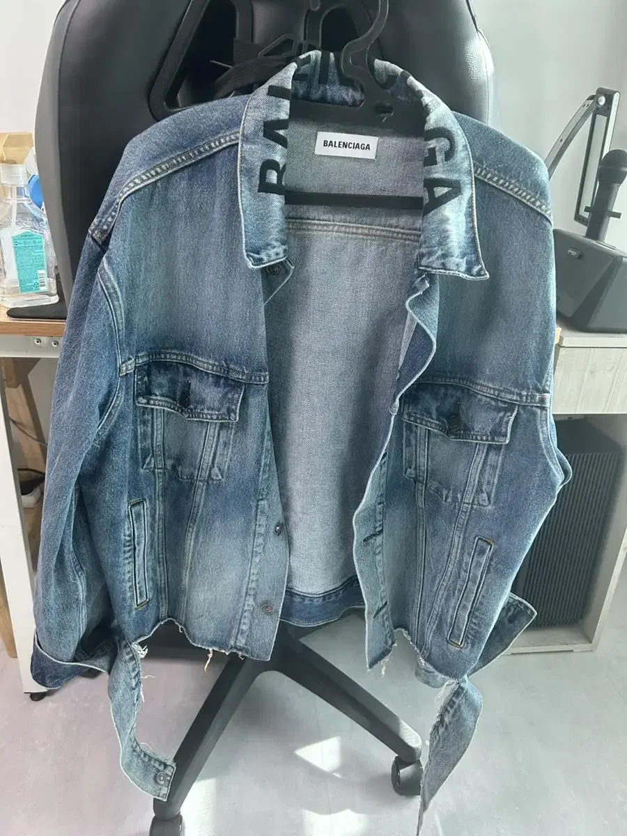 Balenciaga jean jacket for sale