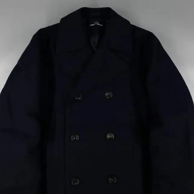 COMME DES GARCONS 꼼데가르송 트리콧 딥네이비 울100 더블