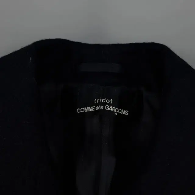 COMME DES GARCONS 꼼데가르송 트리콧 딥네이비 울100 더블