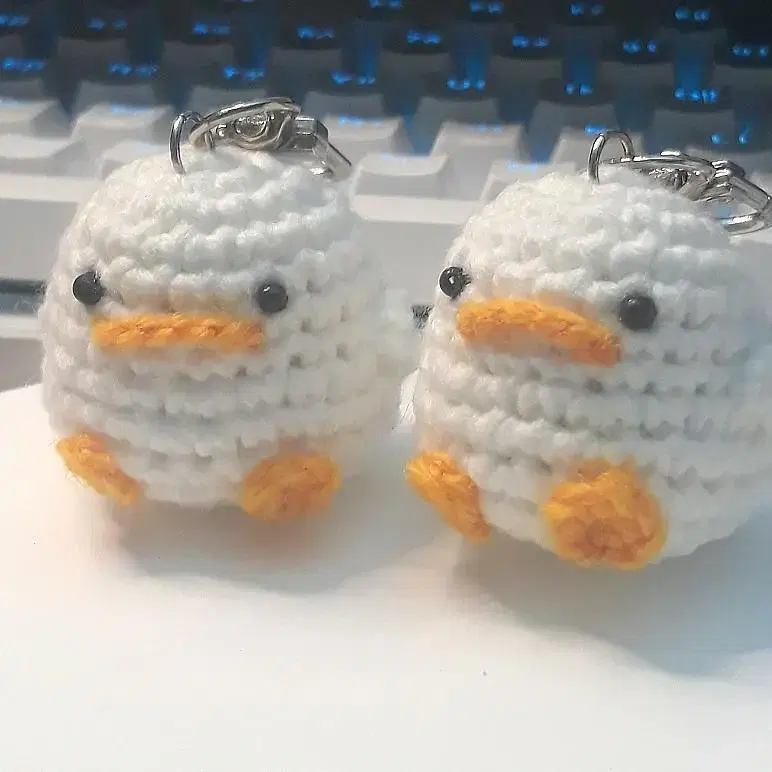 [Han_Wol] Duck knitting keyring