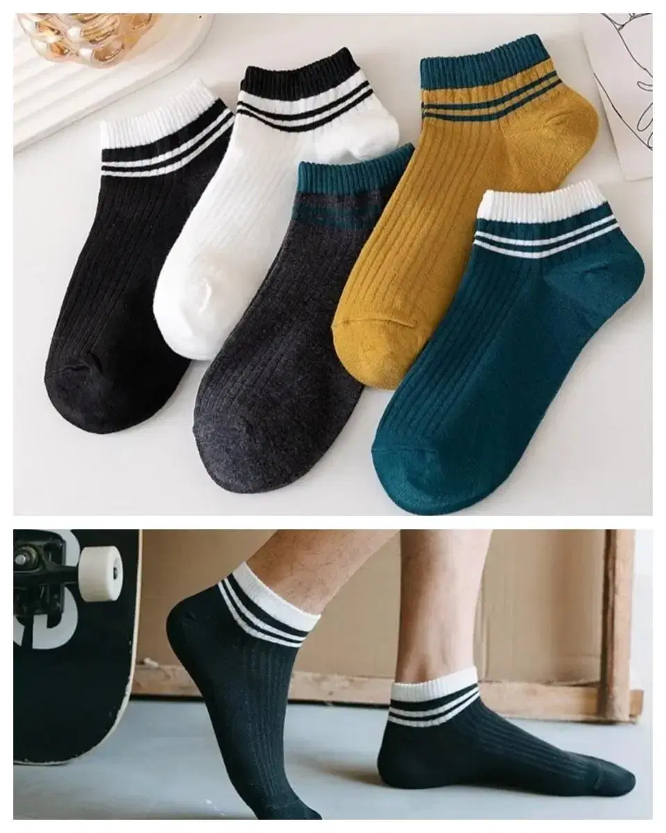 (New Product) Men's Socks 5 Pairs 3,500 won