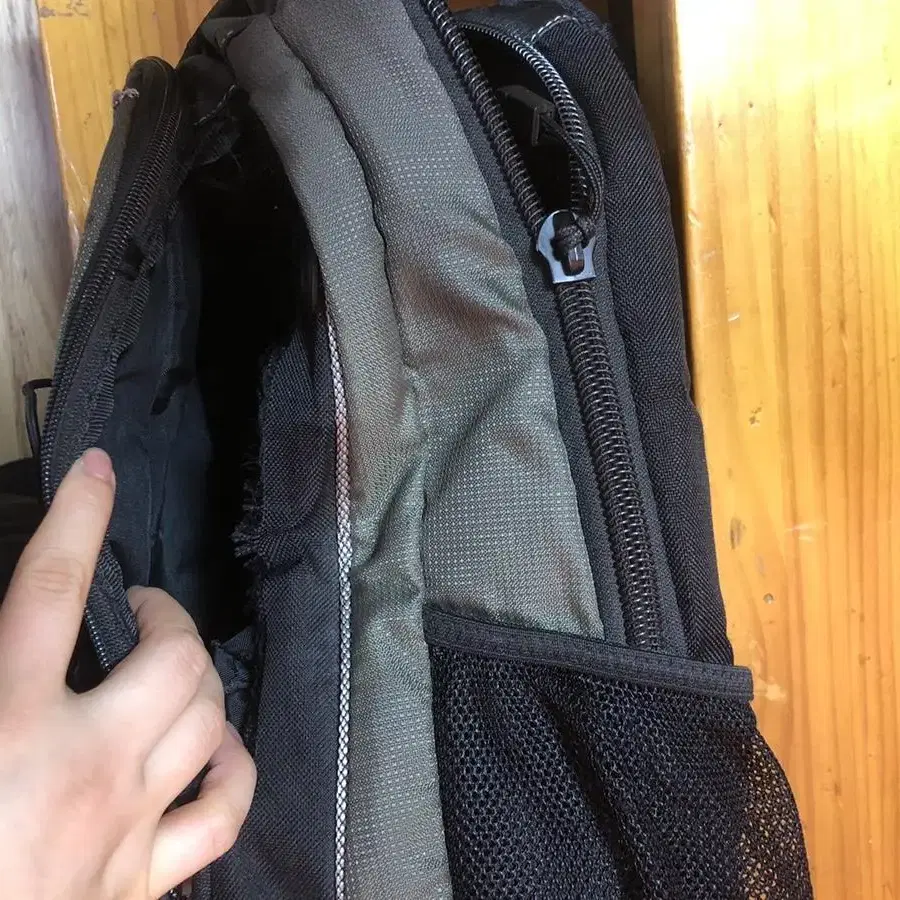 Vintage lenovo khaki backpack