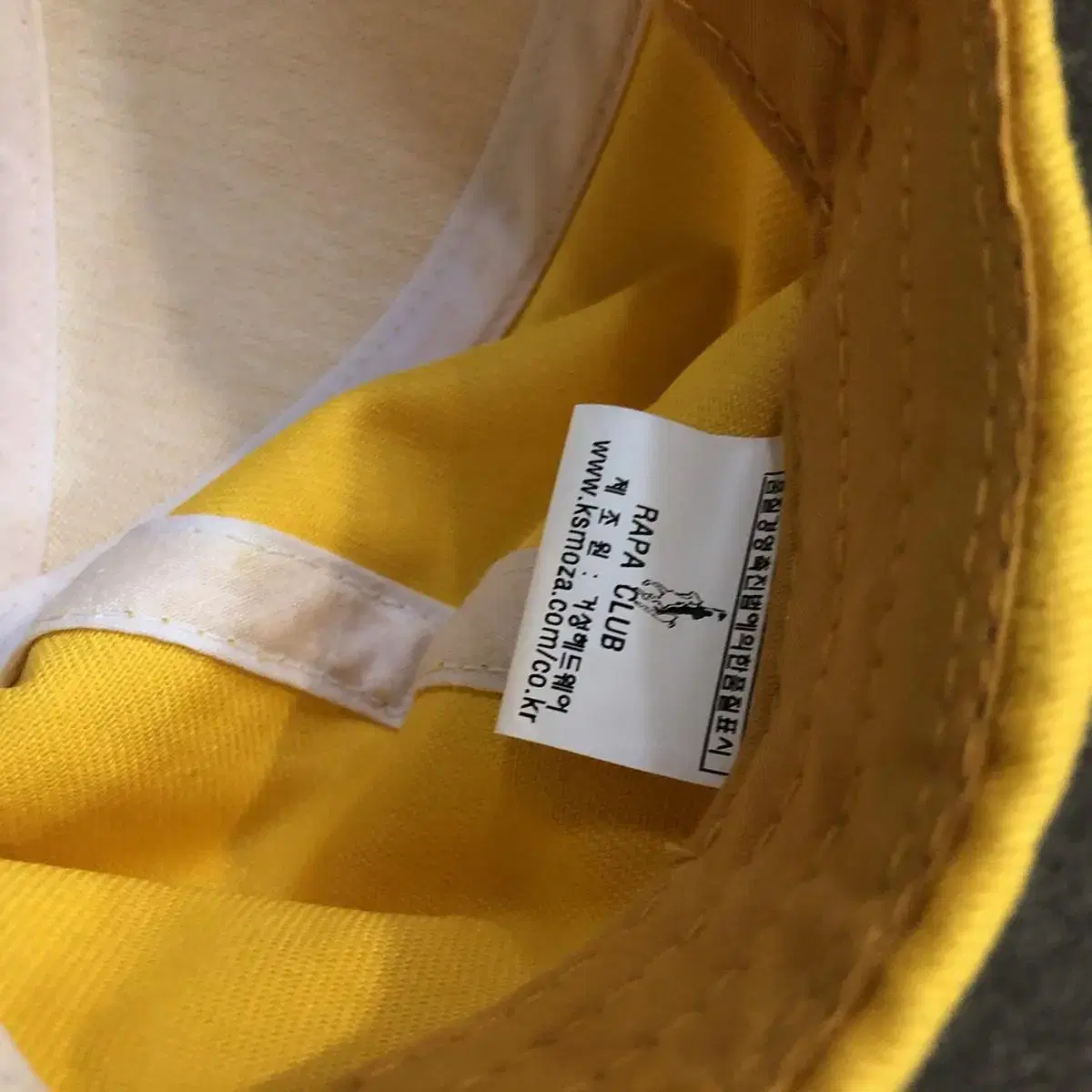 Vintage Rapa club yellow ball cap