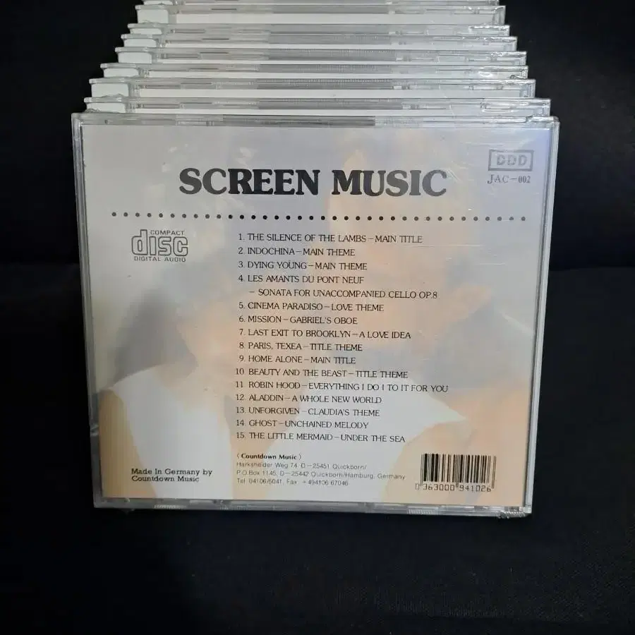 스크린 뮤직 CD(미개봉)10CD Set/Made in Germany