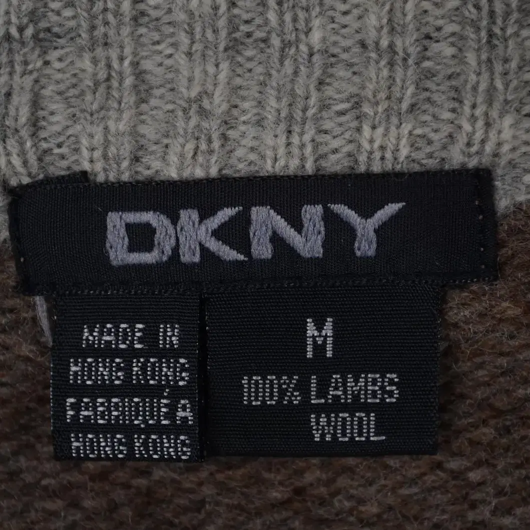 DKNY/집업 니트/여성M/울/가디건/NG10056