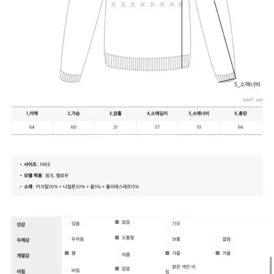 모코블링 니트