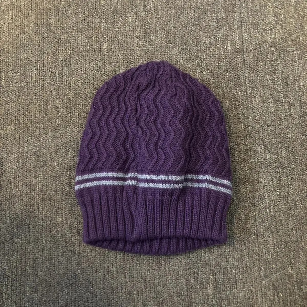 Vintage K2 purple knit beanie