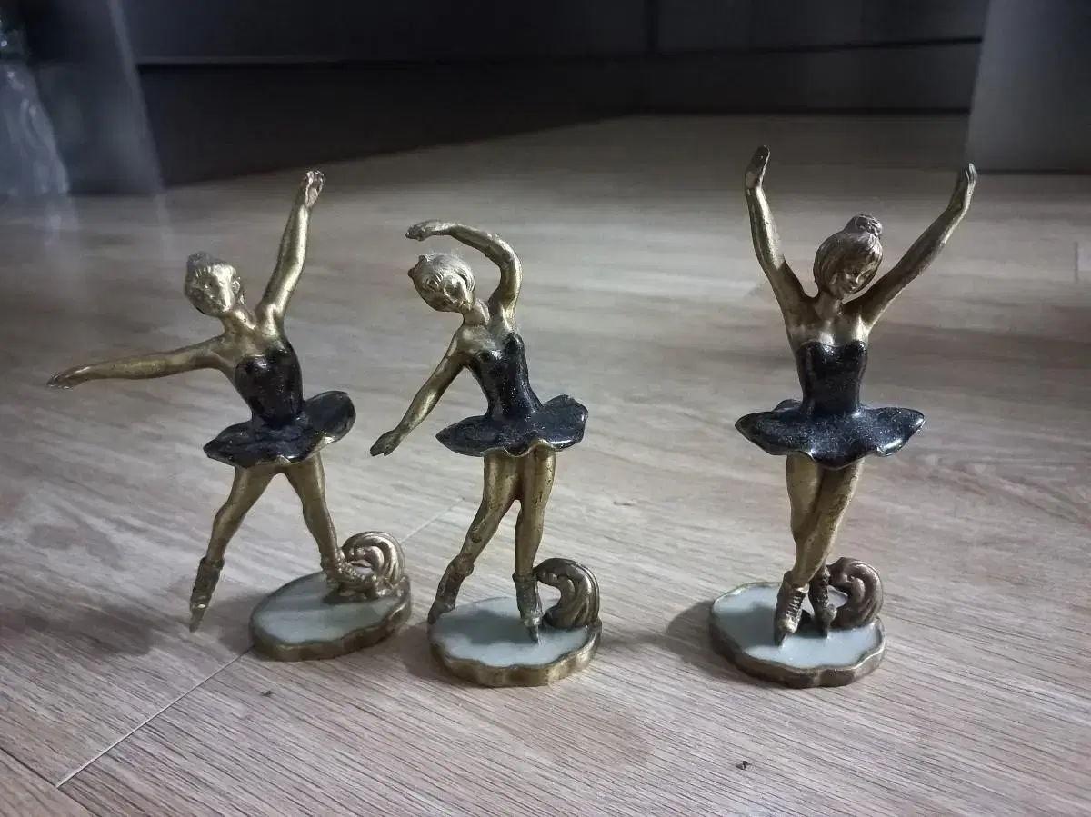 Brass Dancing Figure Sculpture