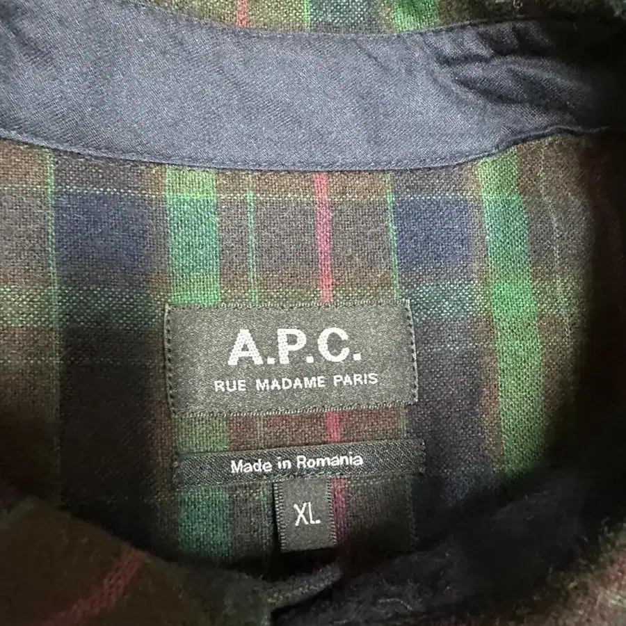 A.P.C 아페쎄 체크남방