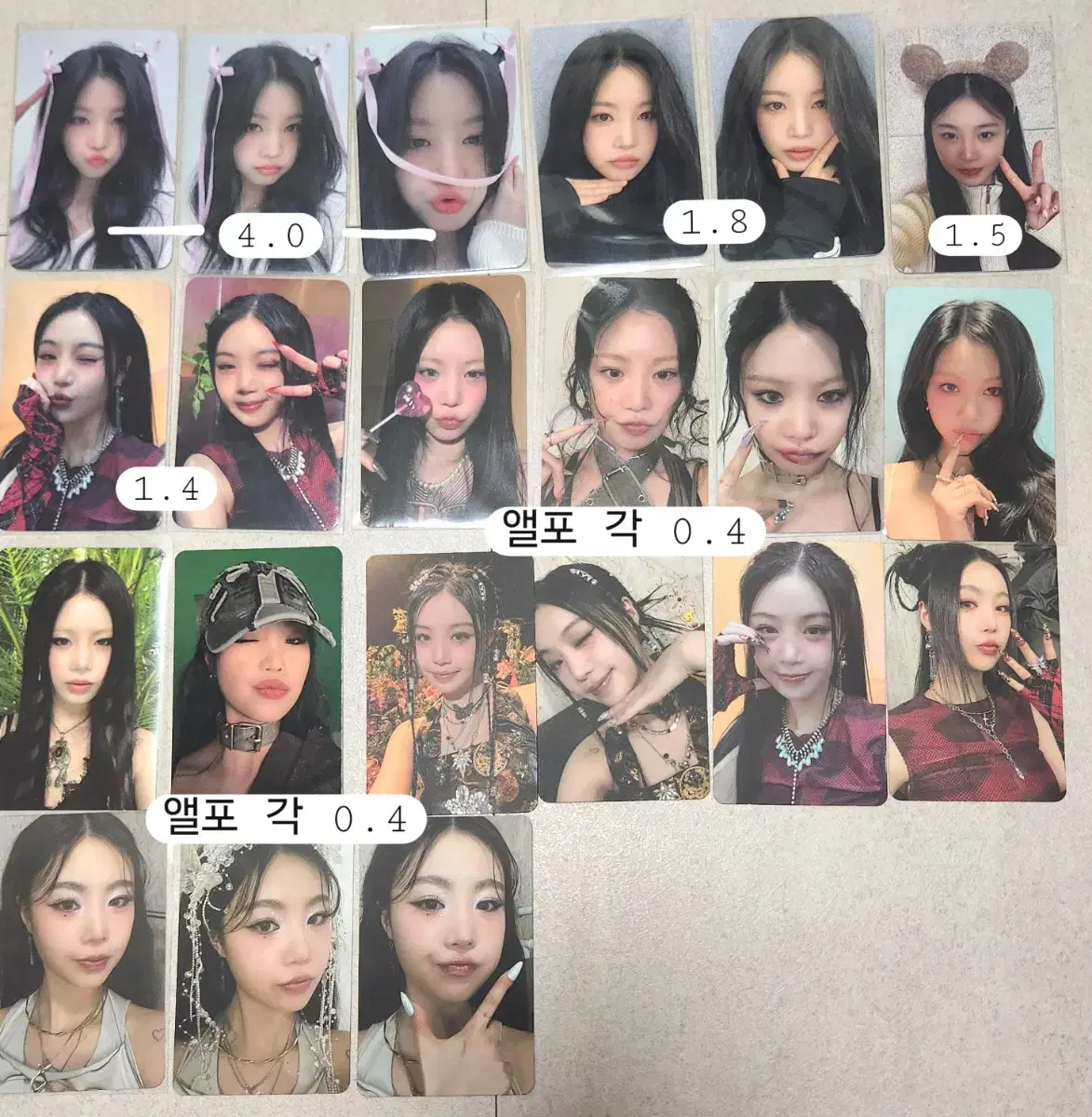 SEO SOOJIN apple music unreleased photocard everline K-POPS Photo Card Lady SOOJIN