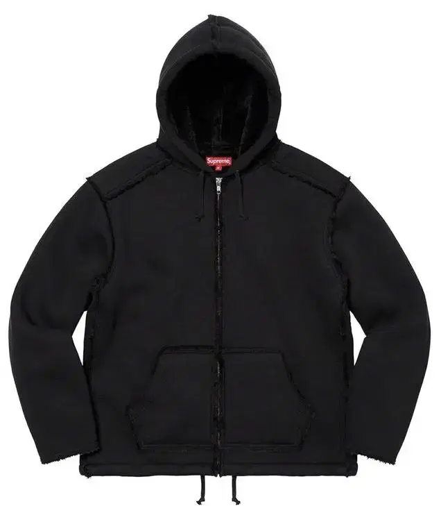 (M)Supreme 21FW Fox Hooded Jacket Black