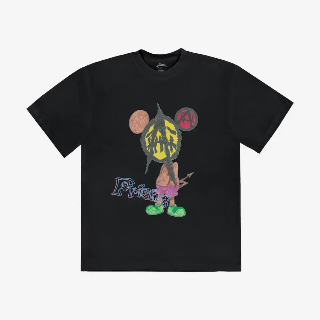 [New][L]Travis Scott St. Michael's Utopia T-Shirt 2B Black