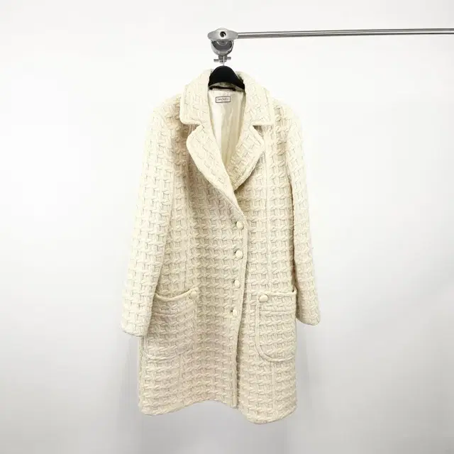 빈티지 MAX MARA CLASSICS 트위드 울 니트코트