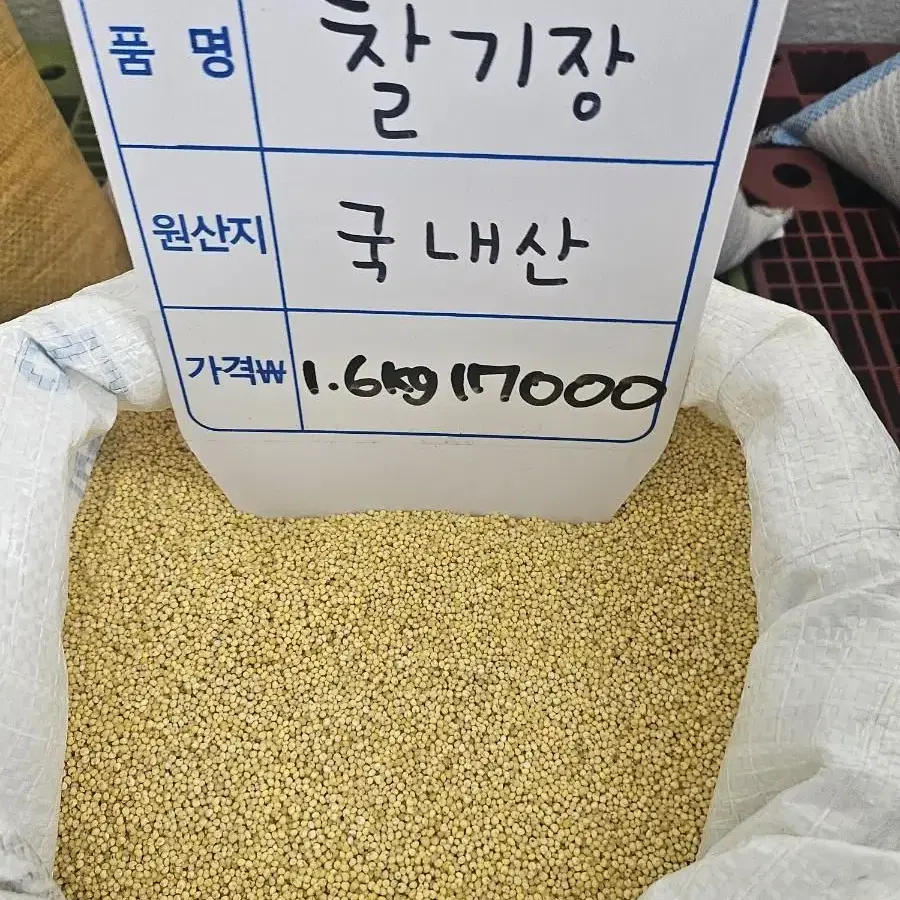 찰기장쌀