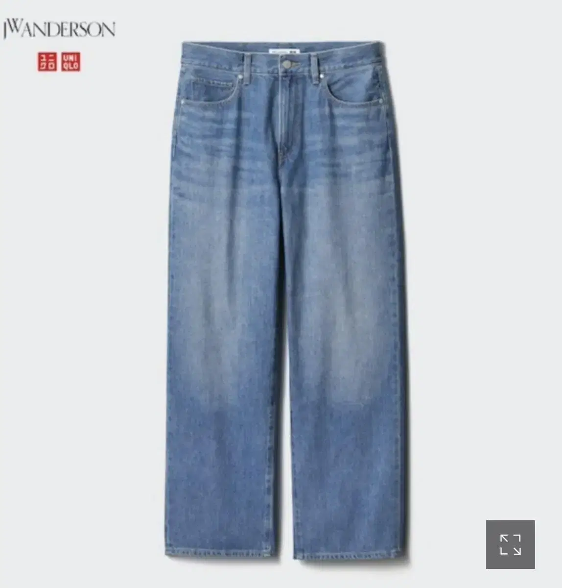 UNIQLO JW ANDERSON Wide-Fit Jeans bloo (31)