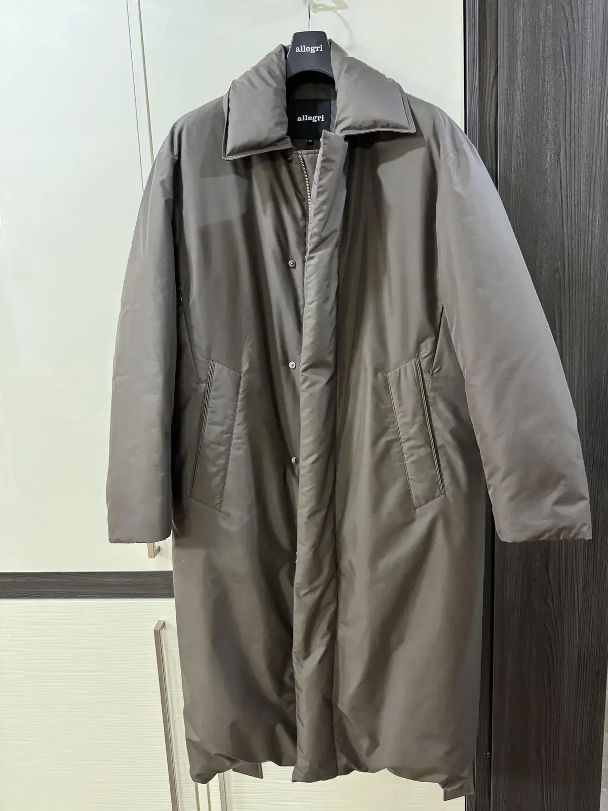 Allegri Brown trench padded coat