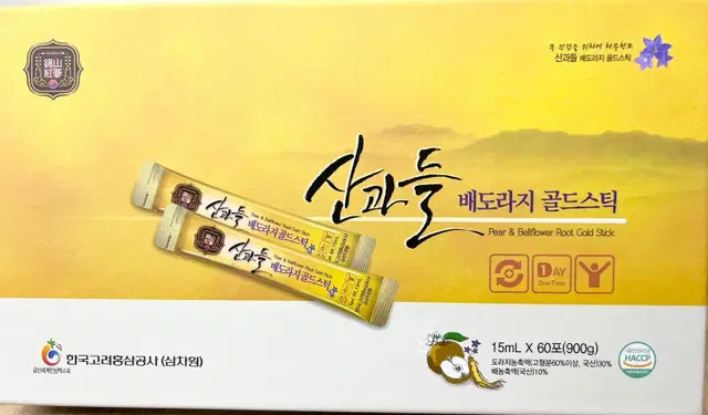 산과들 배도라지 골드스틱 15ml 60포 [원산지:국산(충청남도 금산군)