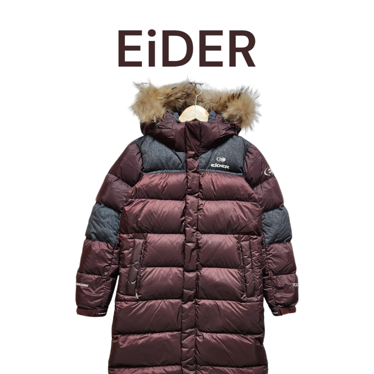 [S] EiDER 아이더 700필 구스다운 롱패딩