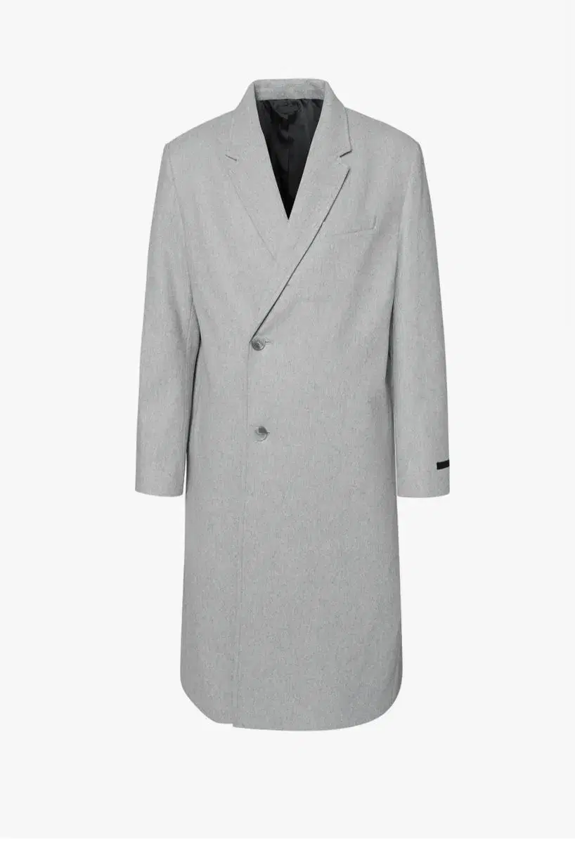Afterpray Double-breasted Coat Gray