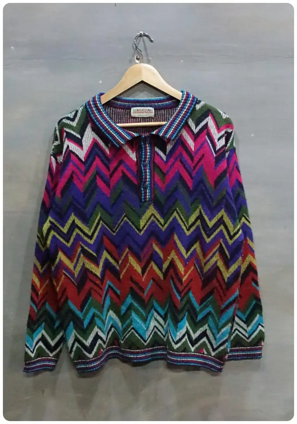 [F] Missoni 90s Retro Overfit Cara Neck Wool Knit (45% off)