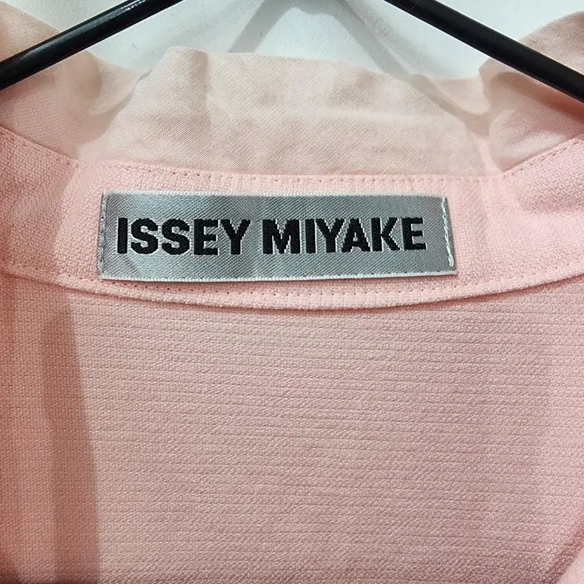 이세이미야케(IsseyMiyake) 핑크 셔츠 원피스