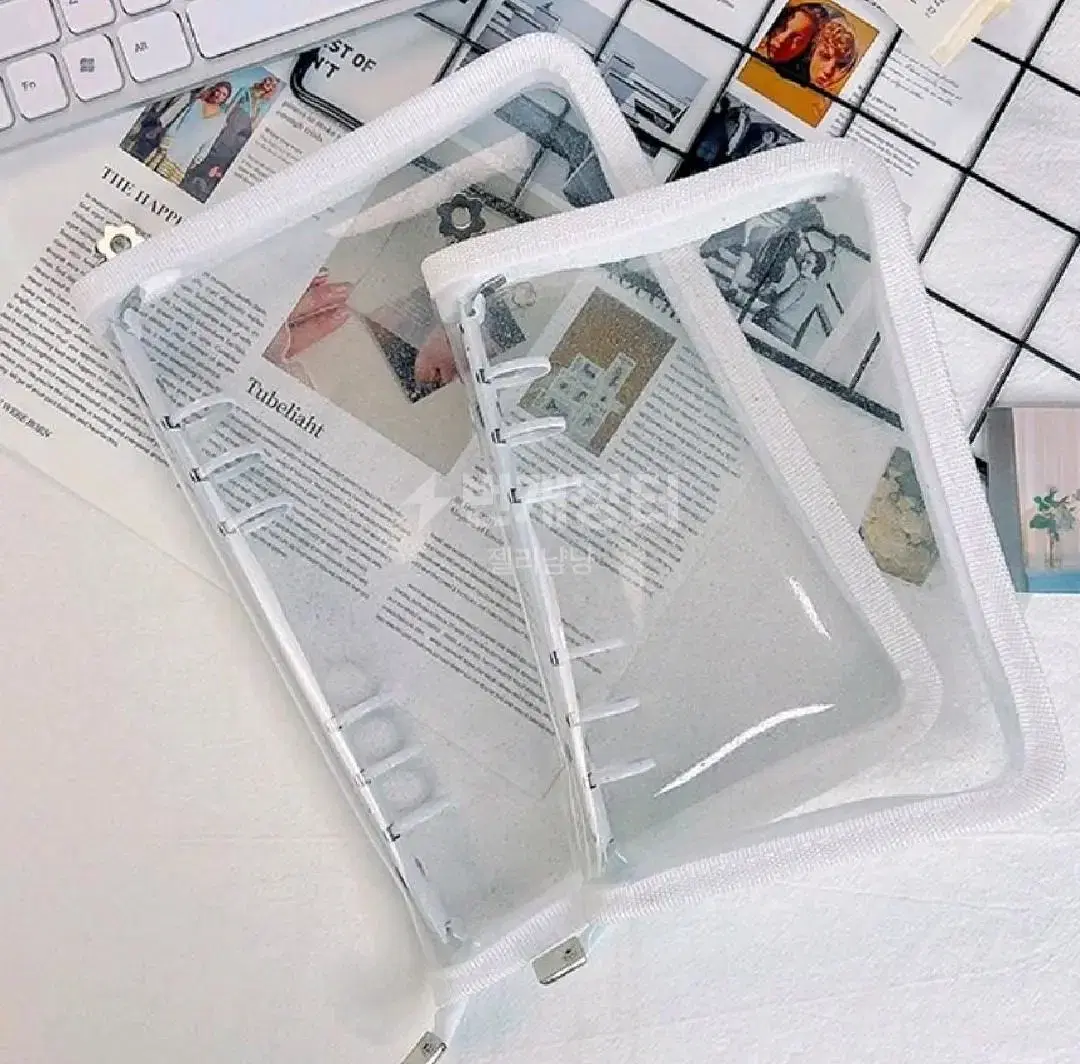 A5 Binder binder photocard Zipper Binder Refillable Paper Sleeves