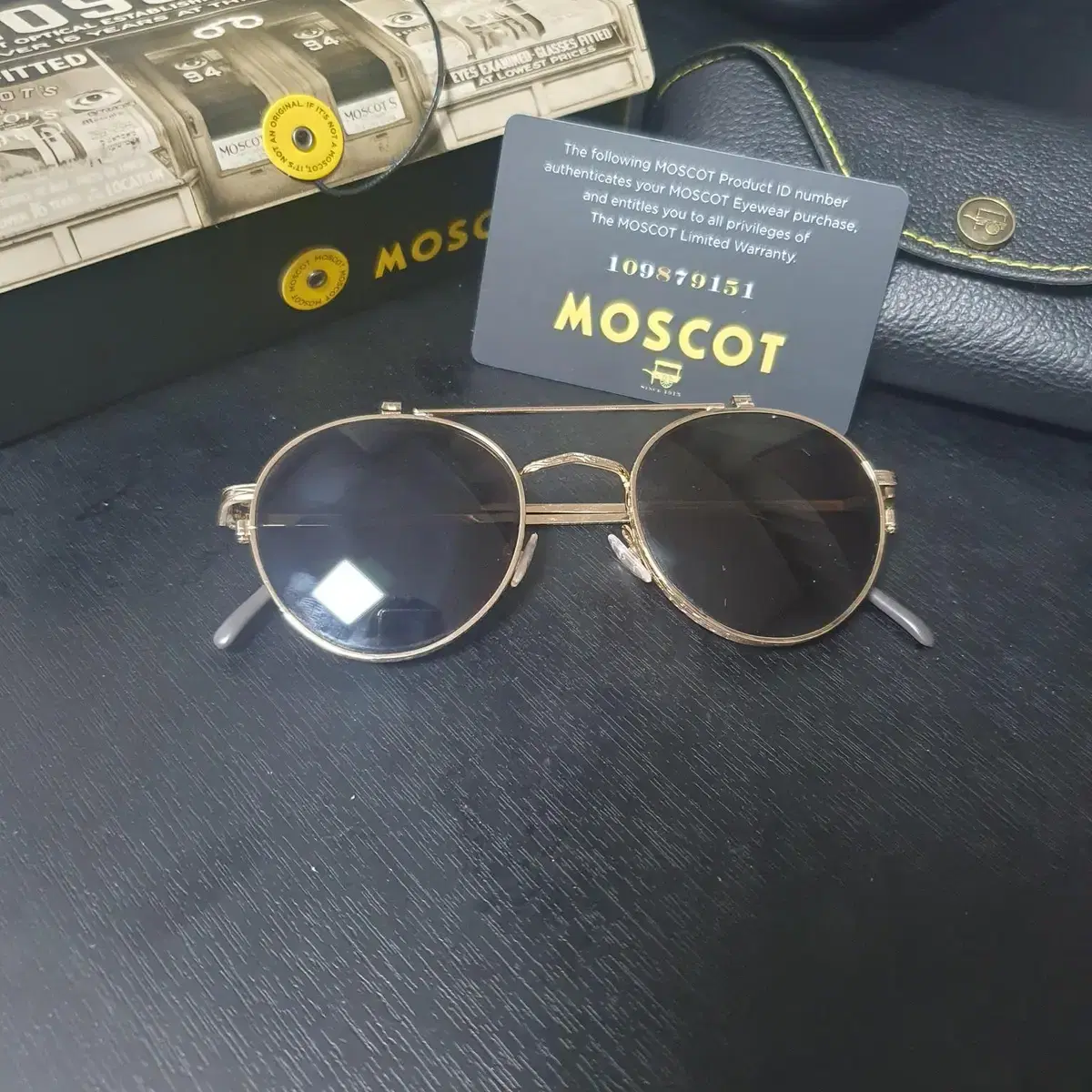 MOSCOT 모스콧 드레이 플립 선글라스