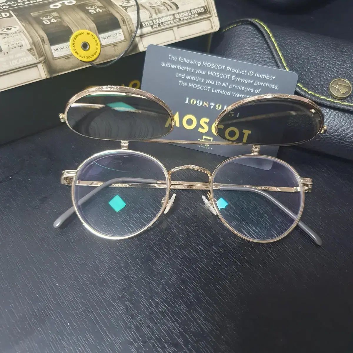 MOSCOT 모스콧 드레이 플립 선글라스