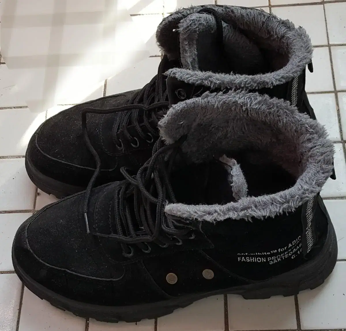 270 size fur boots 20,000 won