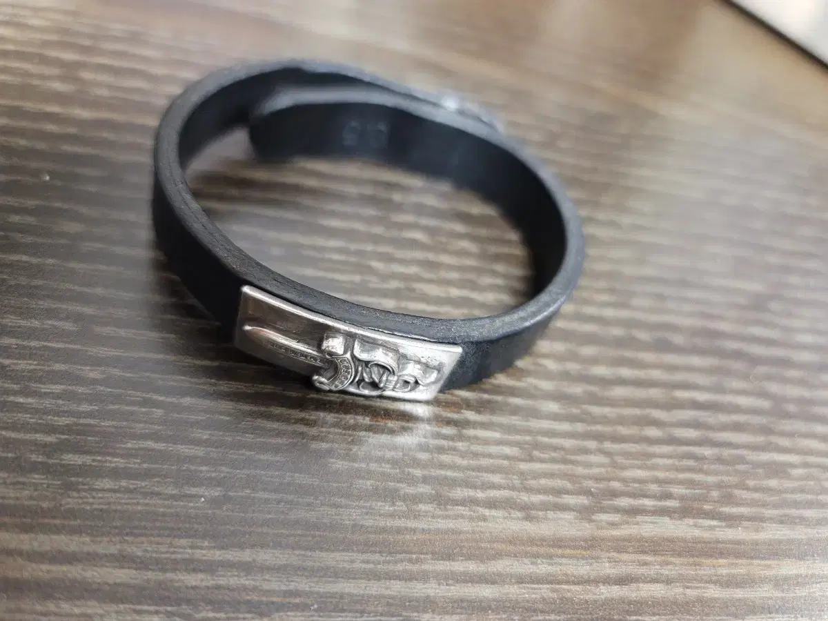Chrome Hearts Dagger Leather Bracelet