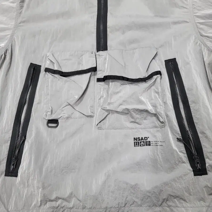 XL)NSAD tech wear 테크웨어 우븐 아노락 윈드브레이커