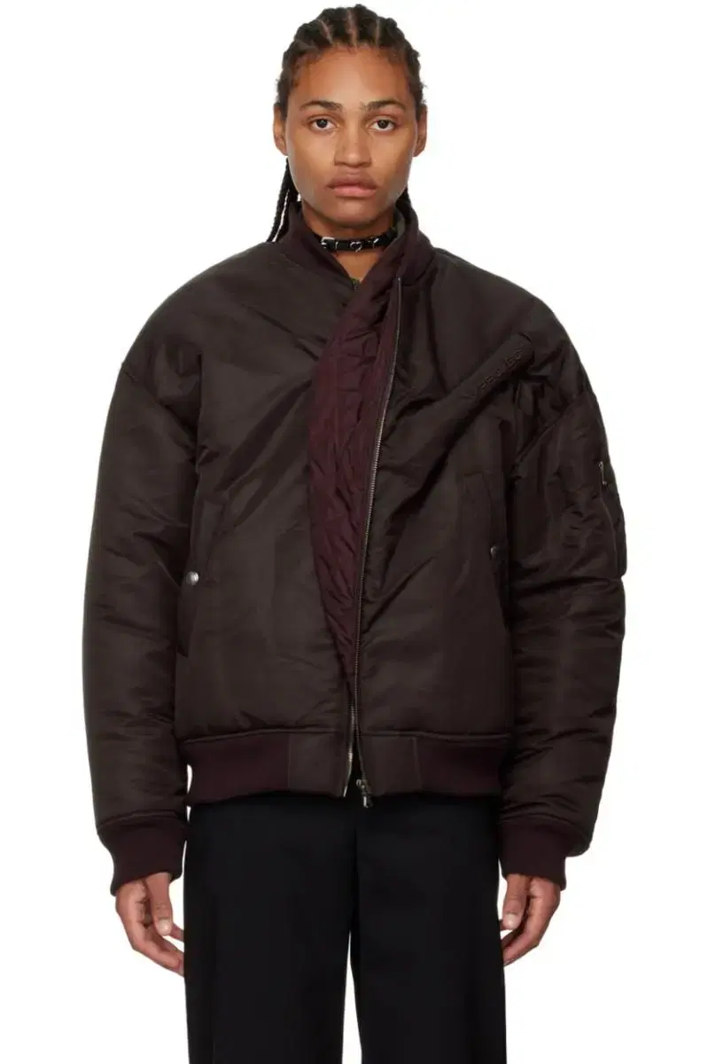 YProject Pinchered Bomber Brown (M)