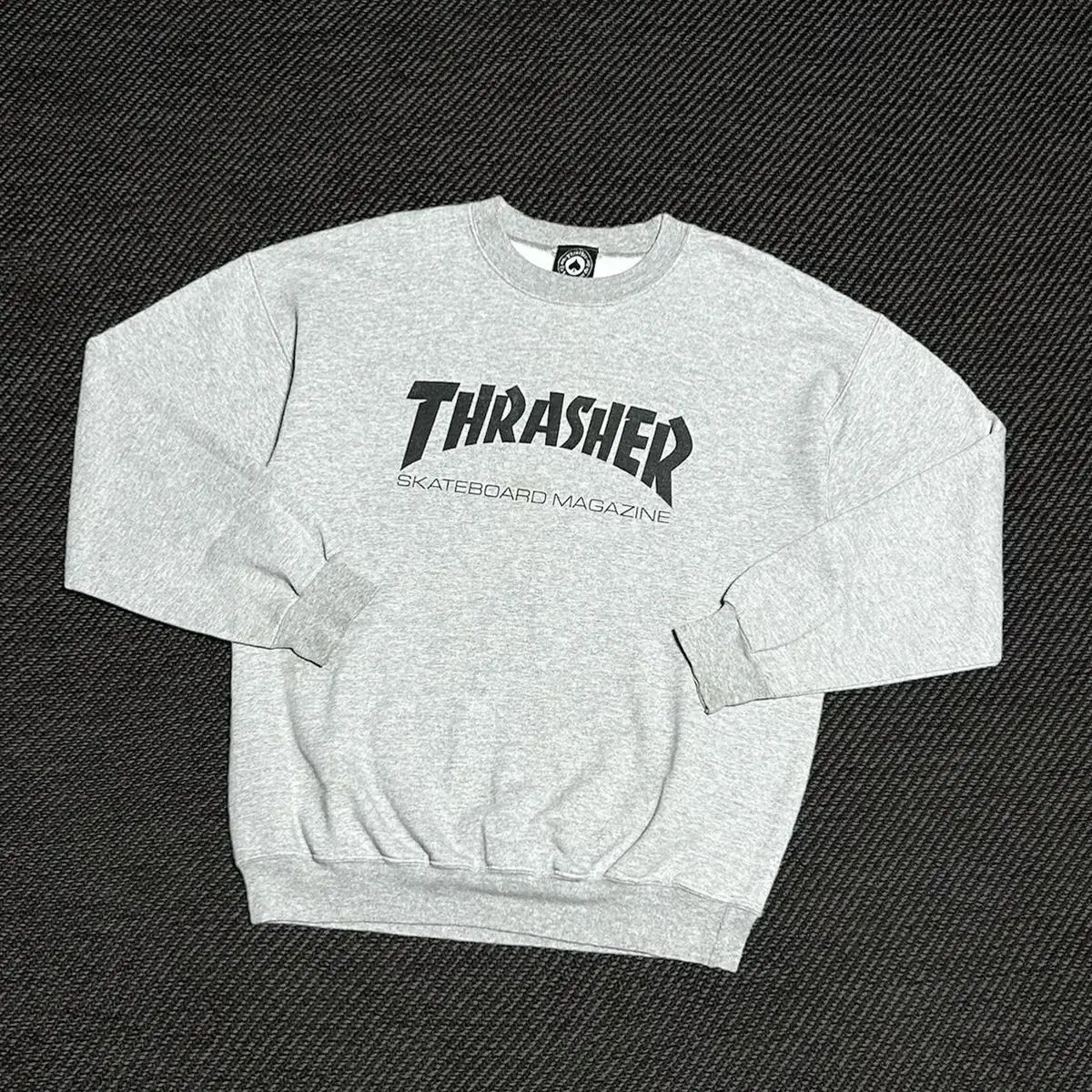 [ M ] Thrasher 트래셔 그레이 맨투맨