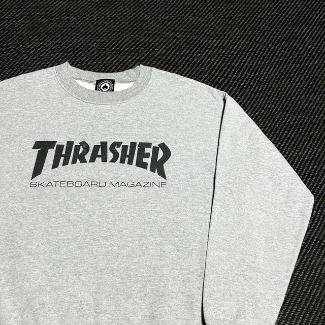 [ M ] Thrasher 트래셔 그레이 맨투맨