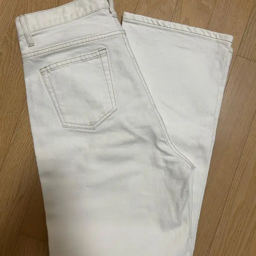 더바넷 white bolide denim pants L