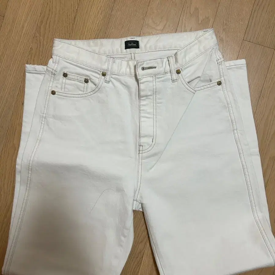 더바넷 white bolide denim pants L