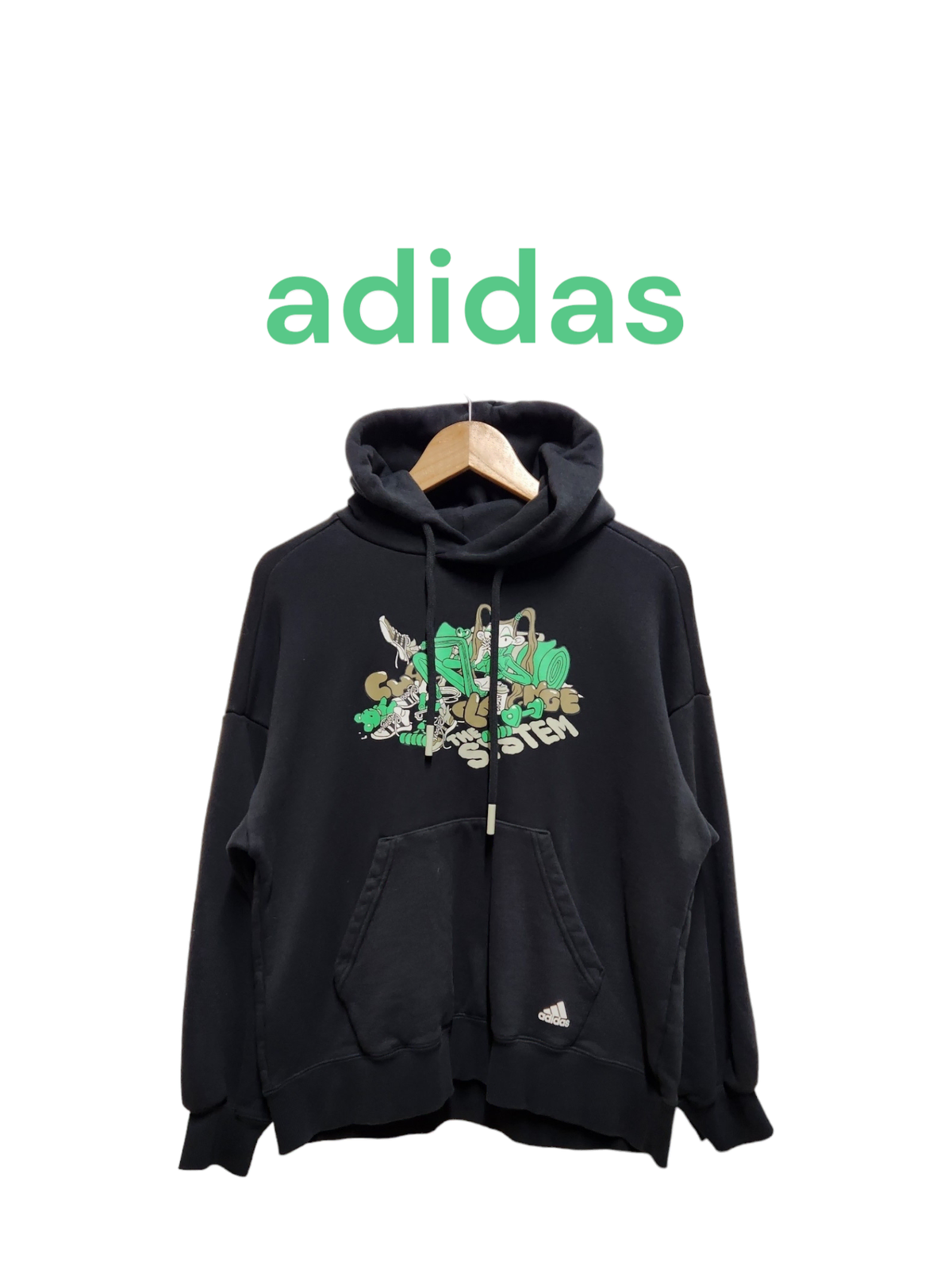 [S] ADIDAS 아디다스 파카이안 그래픽 후드티셔츠