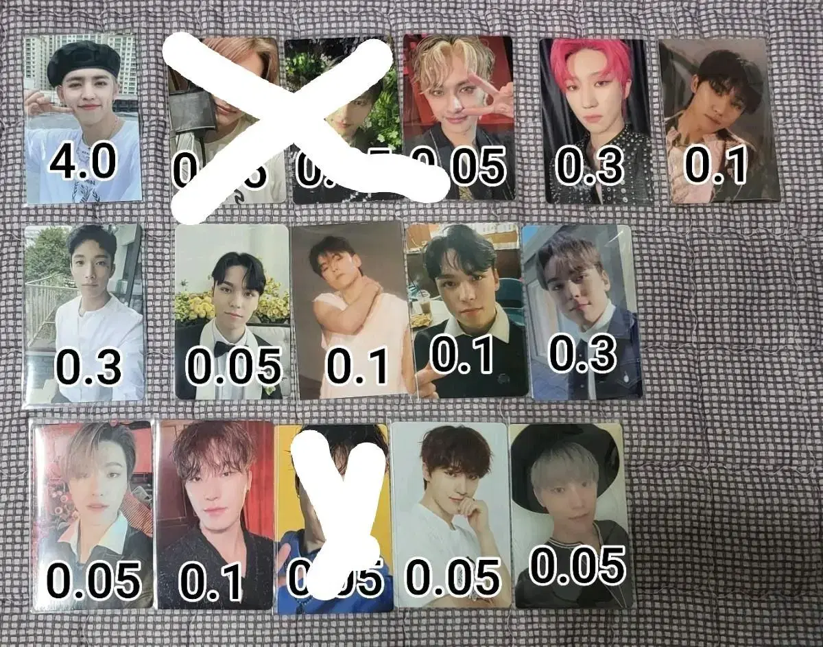 세븐틴 포카 양도 에스쿱스 준 디에잇 도겸 버논 디노