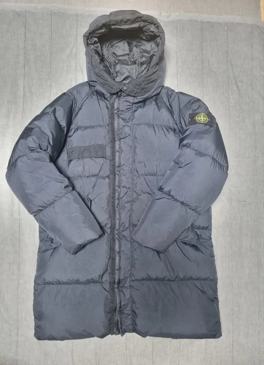 Stone Island 17FW Crinkle Wrap Long Padded Dark Navy L