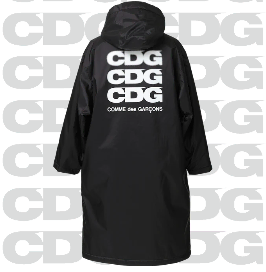 [해외] 꼼데가르송 CDG 보아 라인 오버 코트 23FW