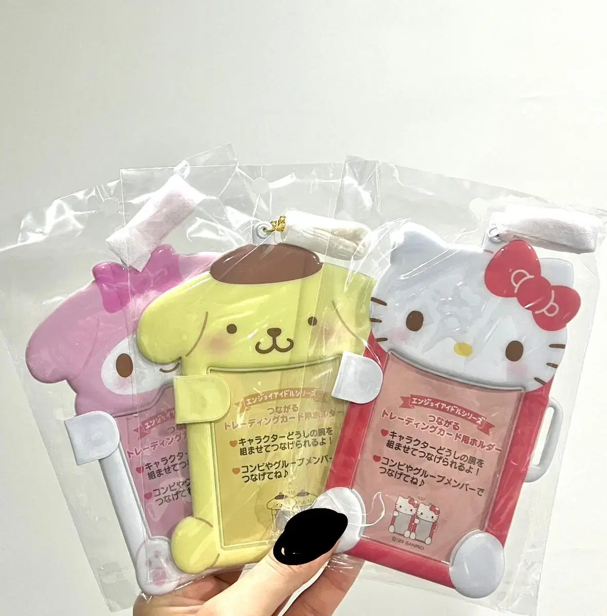 Sanrio Arms photocard holder Mymelody Pompompurin Kitty Kuromi Pochako