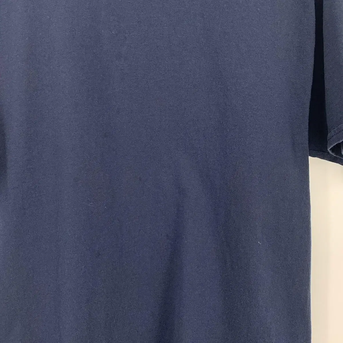 챔피온 로고 반팔 티셔츠 (M size / NAVY)