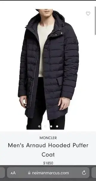 Moncler giubbotto arnaud size 4