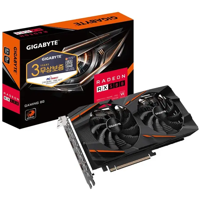 RX 580 8G GIGABYTE GAMING 미개봉 신품