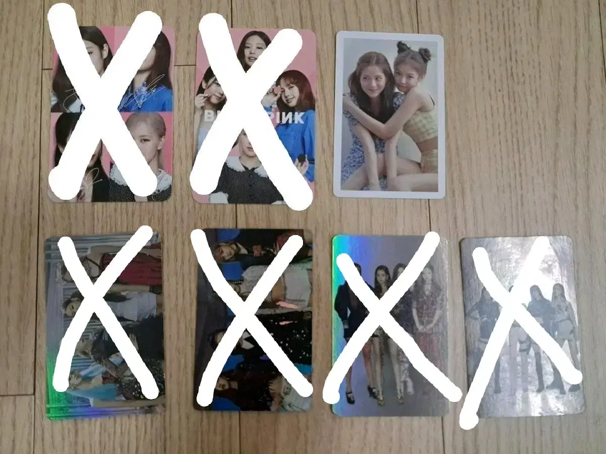 Disposition) black pink entity/unit photocard sells